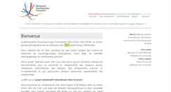 Desktop Screenshot of bibliographie-sociolinguistique.com